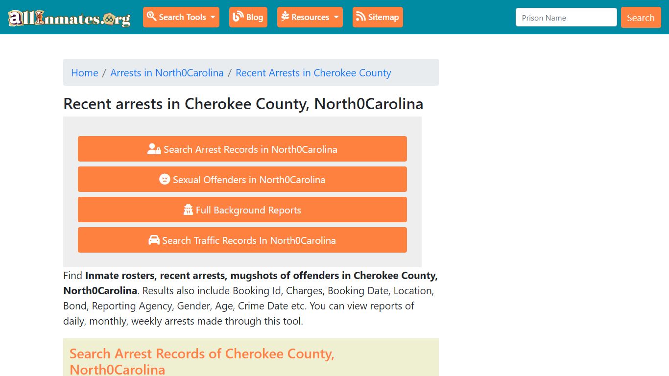 Recent arrests in Cherokee County, North Carolina | Mugshots, Rosters ...